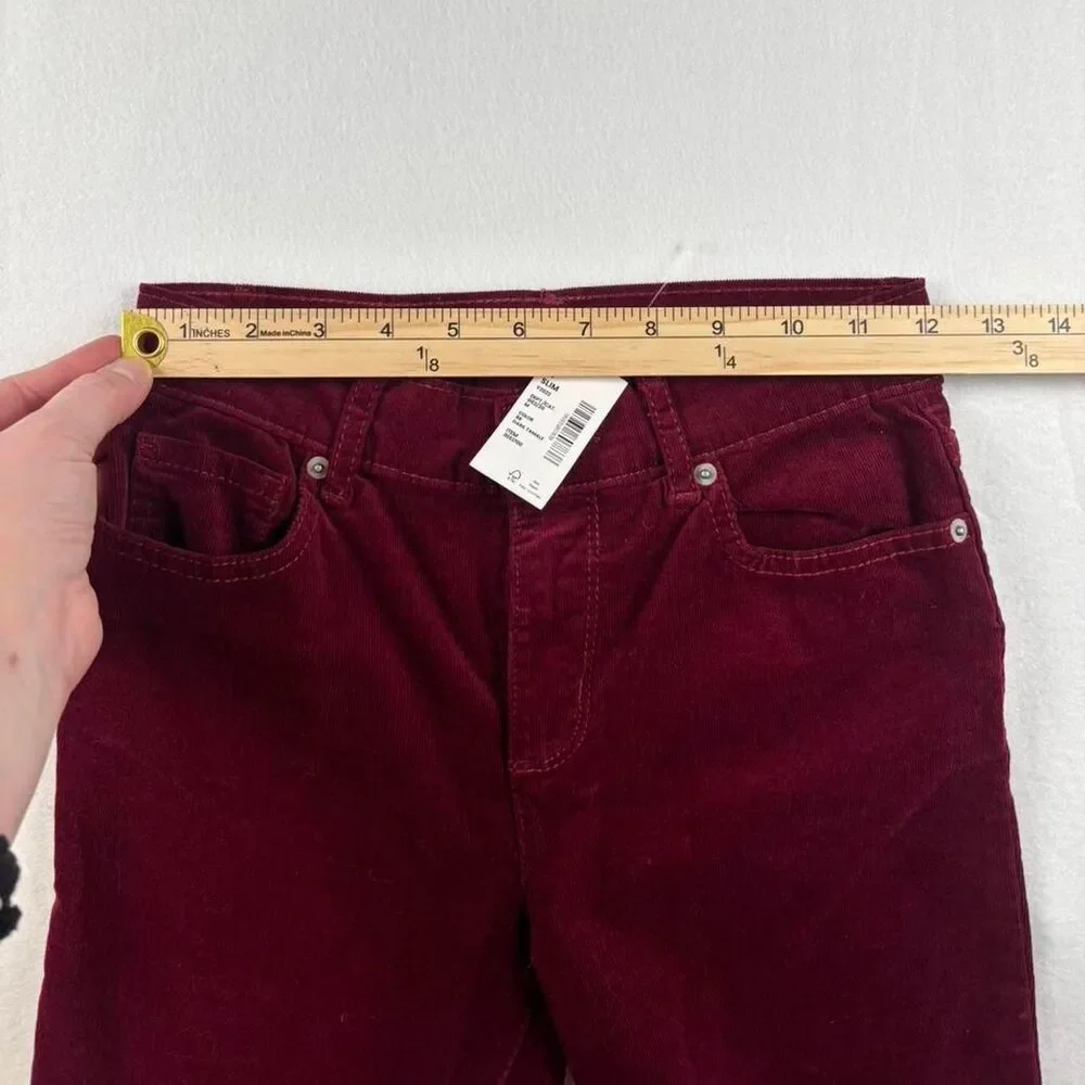 Sugar & Jade Girls Burgundy Flare Jeans Size 14 NWT Western Style